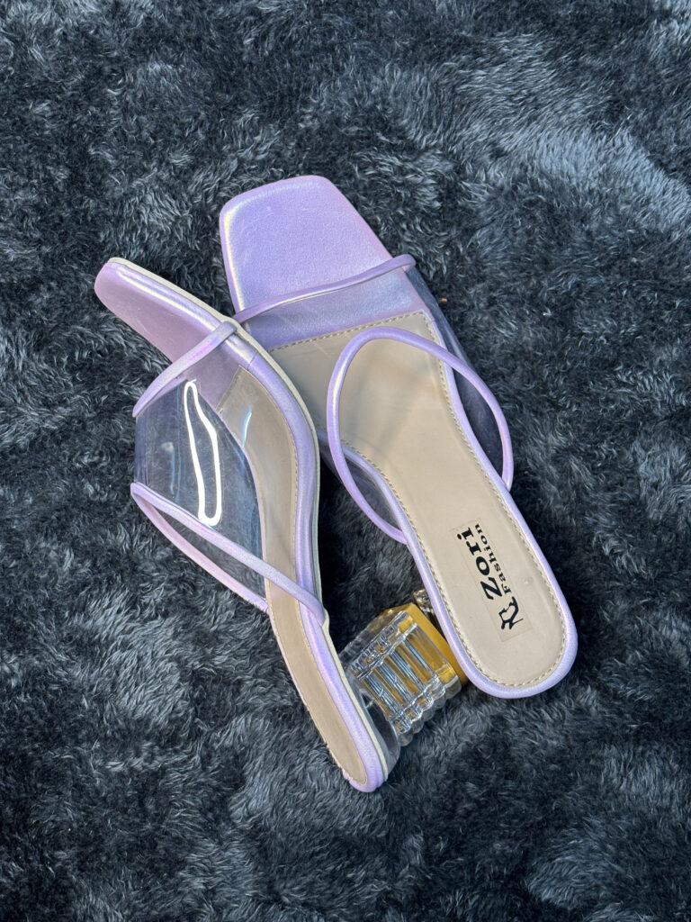 Zori Fashion Transparent Block Heel Sandals – Elegant Style for Women