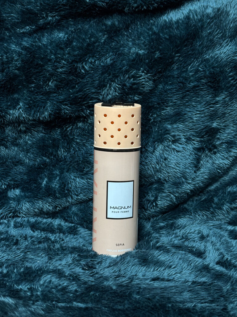Magnum Pour Femme Sepia Perfume Body Spray – Warm and Sophisticated