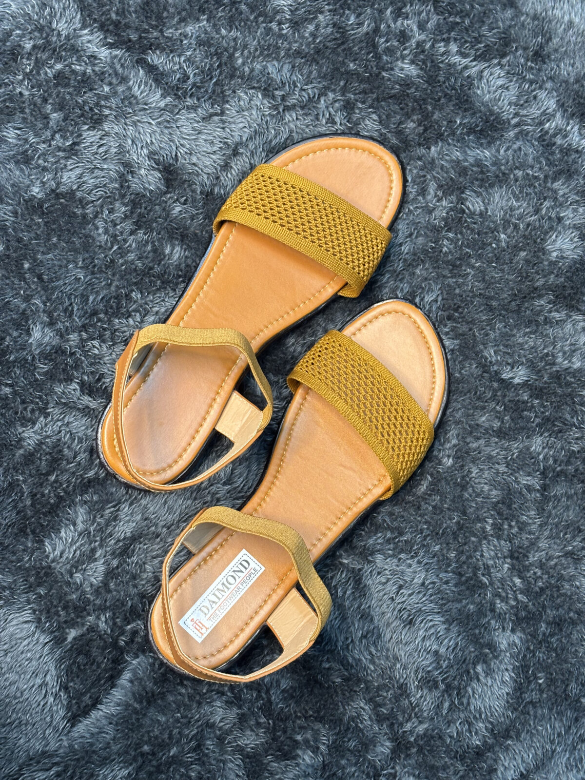 Stylish Mustard Yellow Flat Sandals for Women