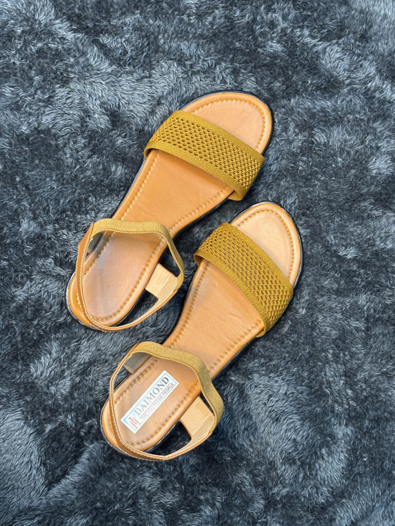 Stylish Mustard Yellow Flat Sandals for Women