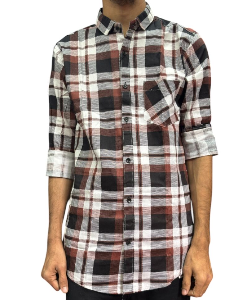 Men's Checkered Casual Shirt