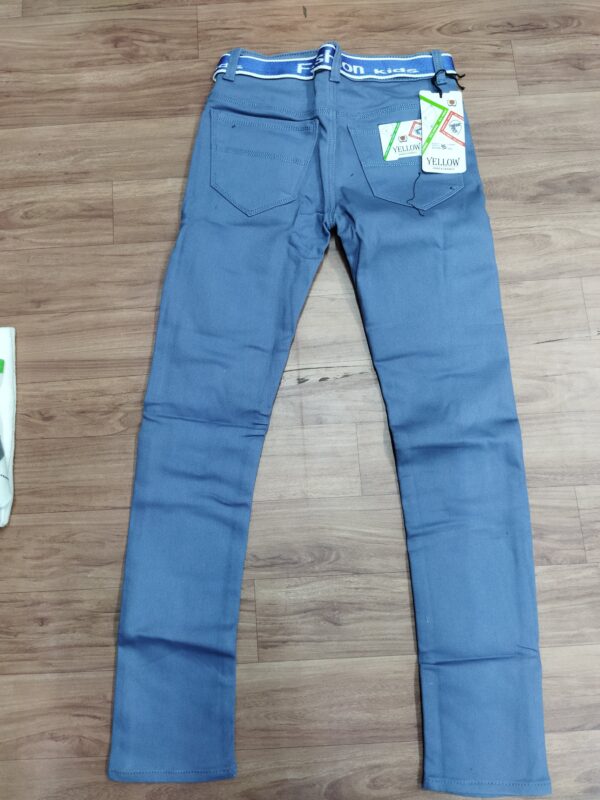 Fashion Kids Blue Slim-Fit Trousers – Stylish and Comfortable for Kids