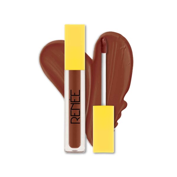RENÉE Everyday Matte Liquid Lipstick - Shade 05 | Long-Lasting Chocolate Brown | 7ml