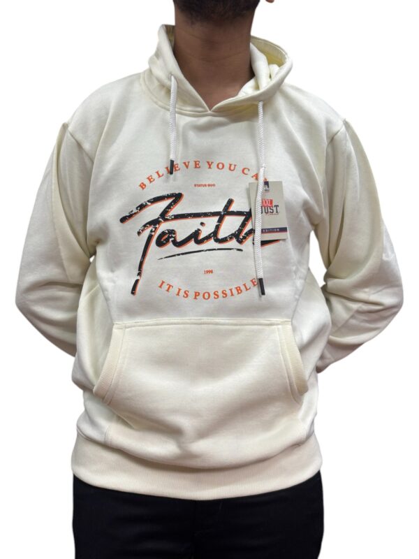 Men’s Premium White Hoodie