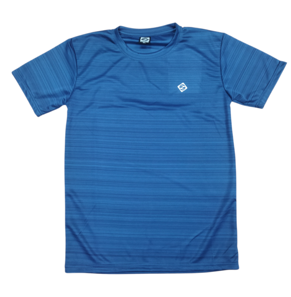 Men’s Blue Dry-Fit Athletic T-Shirt | Sports & Gym Wear | Breathable Quick-Dry Tee