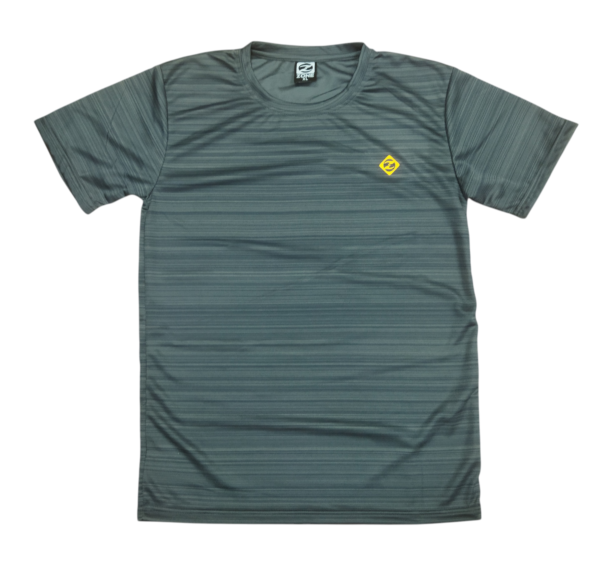 Men’s Grey Dry-Fit Sports T-Shirt | Quick-Dry Performance Tee for Gym & Running